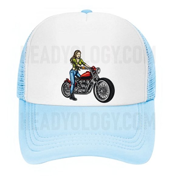 Motorcycle Hats For Women Bike Club Ladies Hats Women Power - Picture 5 of 16